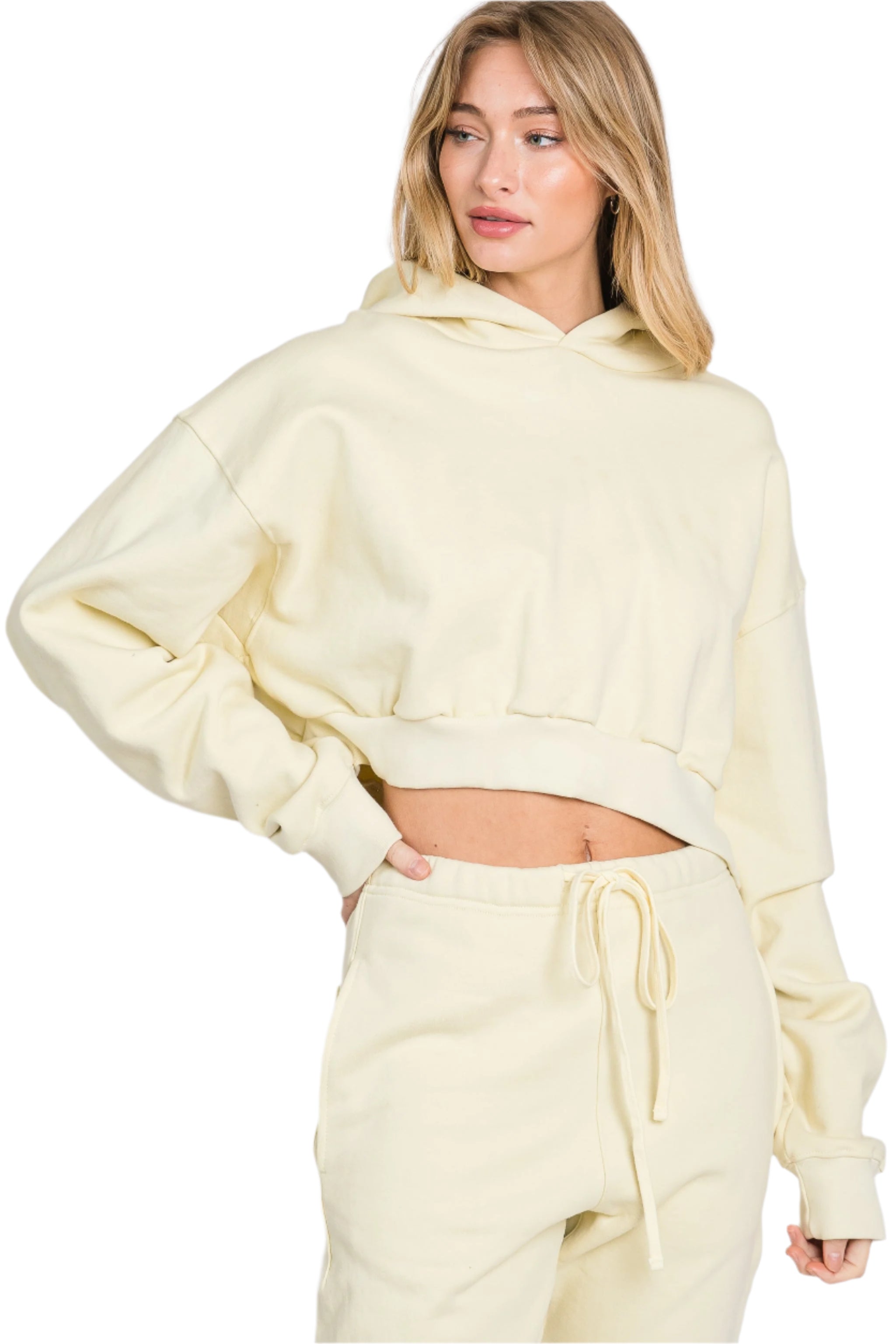 LD51 - Women's Crop Hoodie