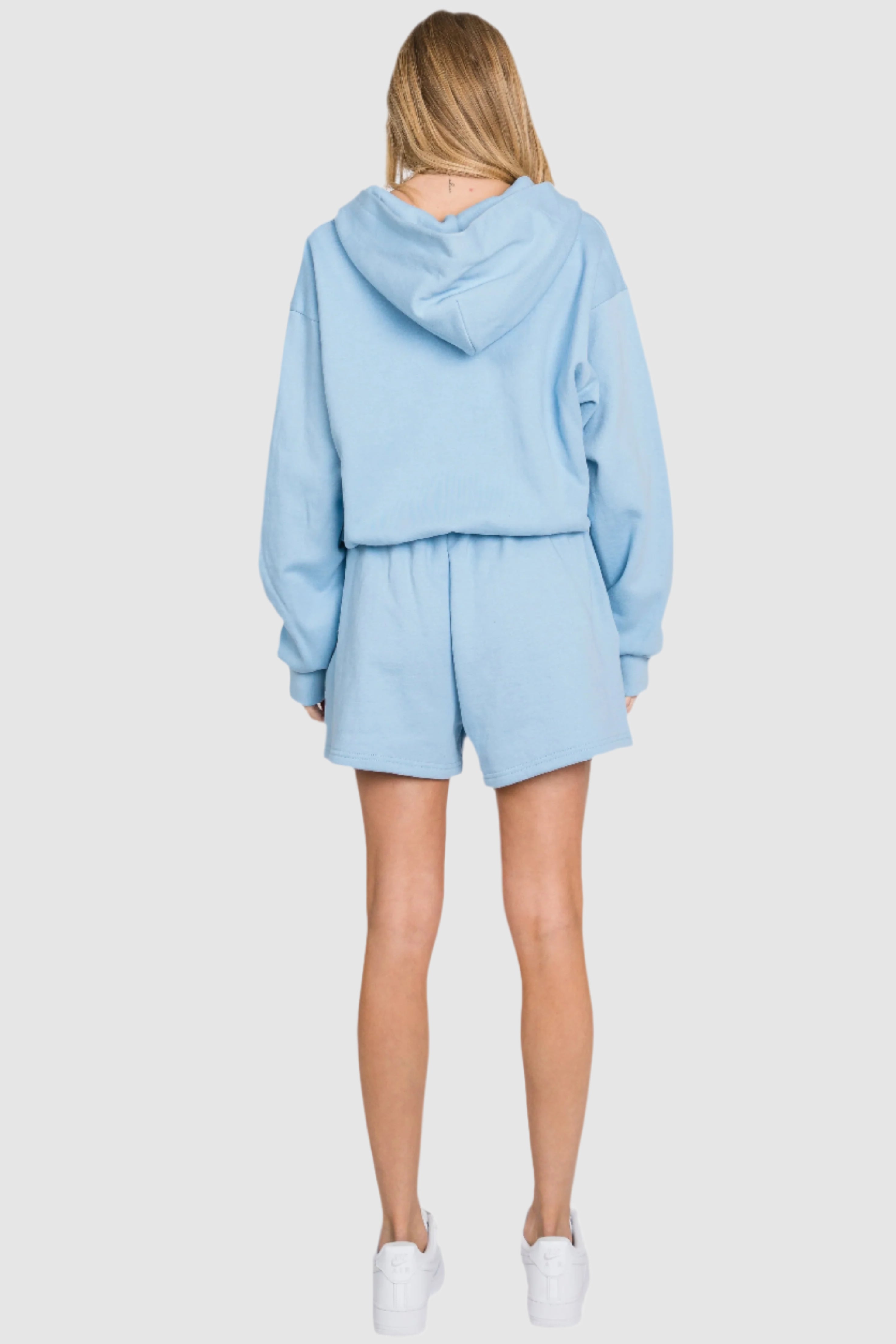 LD78 - Crop Hoodie With Zipper
