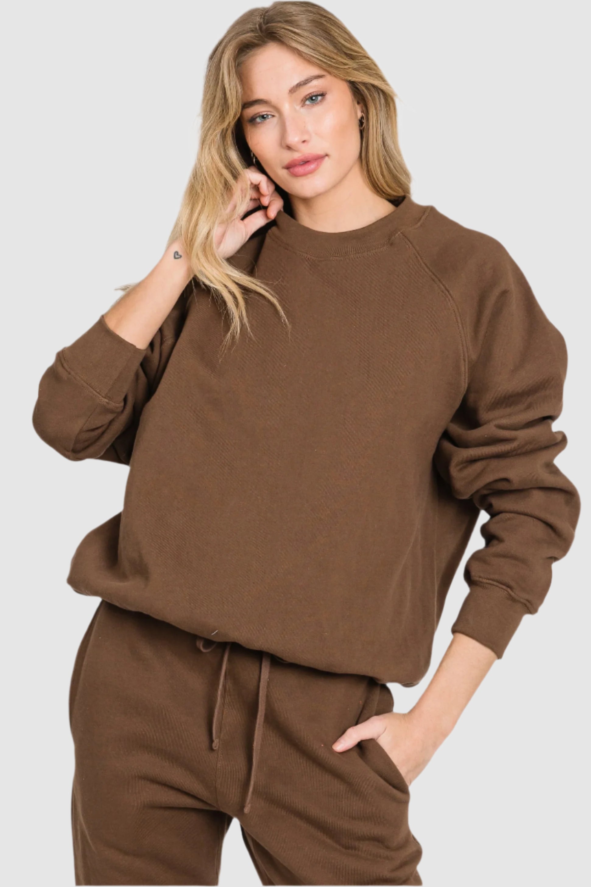 LD38 - Raglan Crewneck Sweatshirt