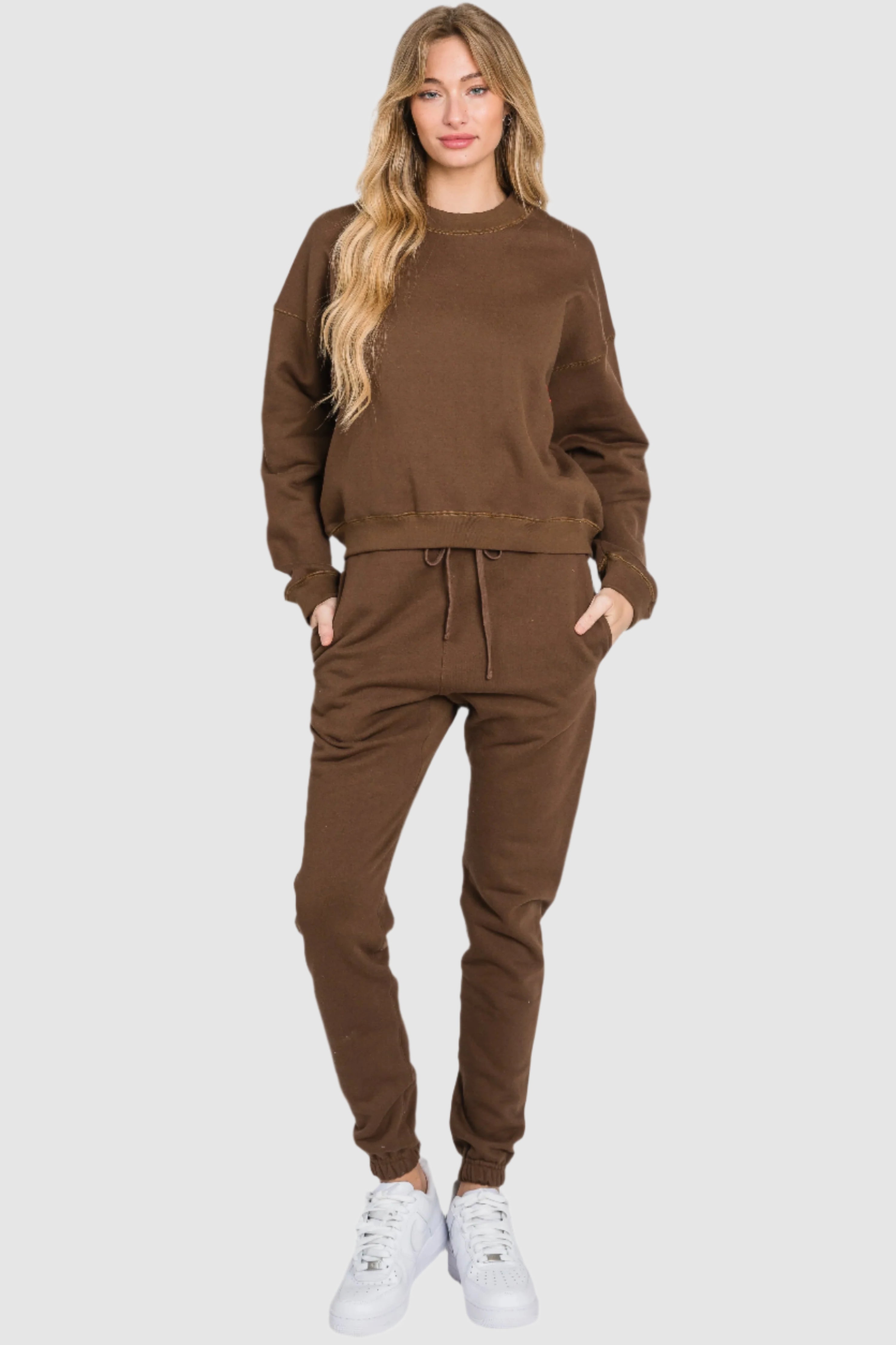 LD42 - Women's Crop Crewneck Sweatshirt