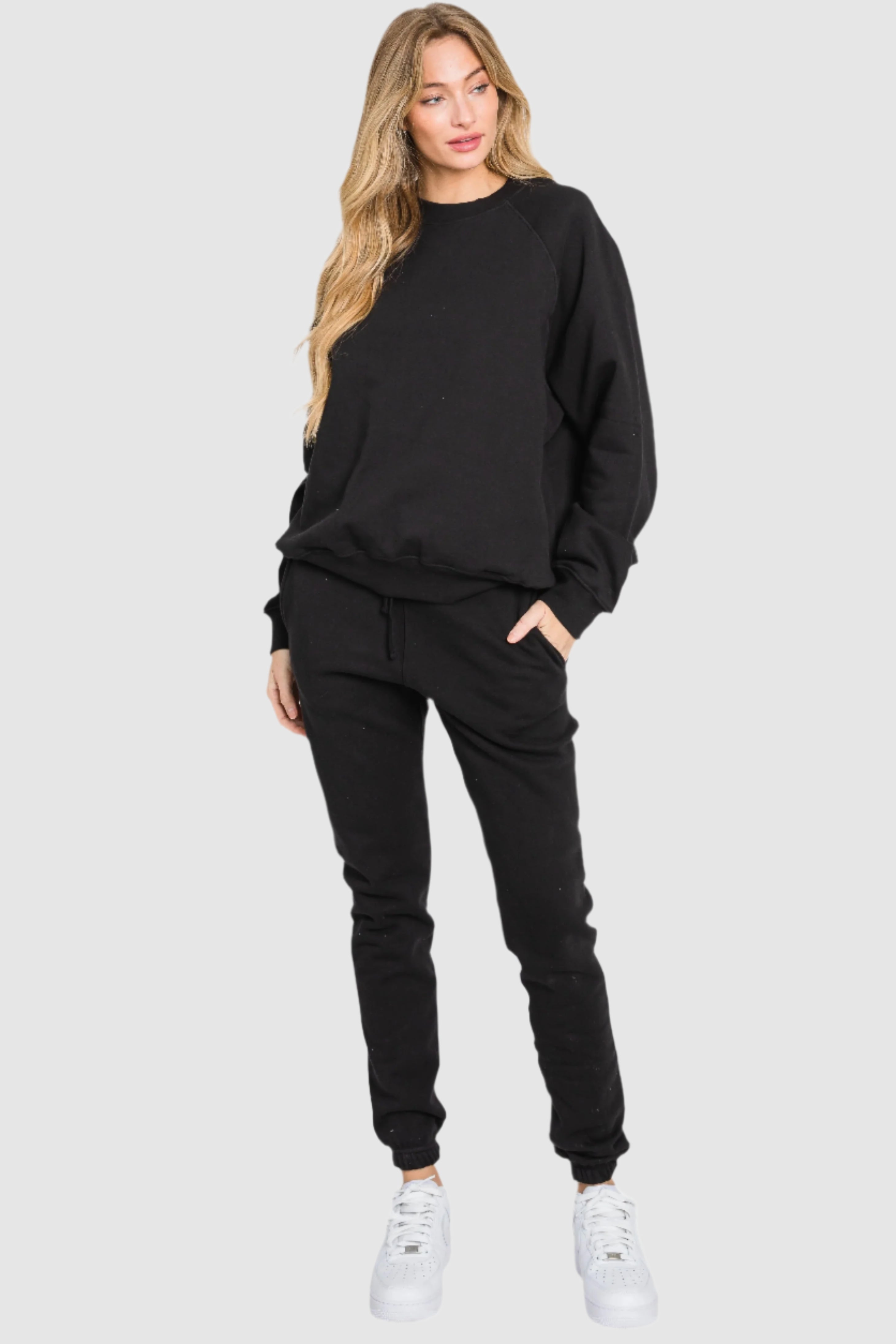 LD38 - Raglan Crewneck Sweatshirt