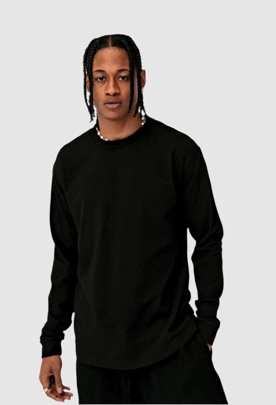labdip Long Sleeve Vintage Tee Black
