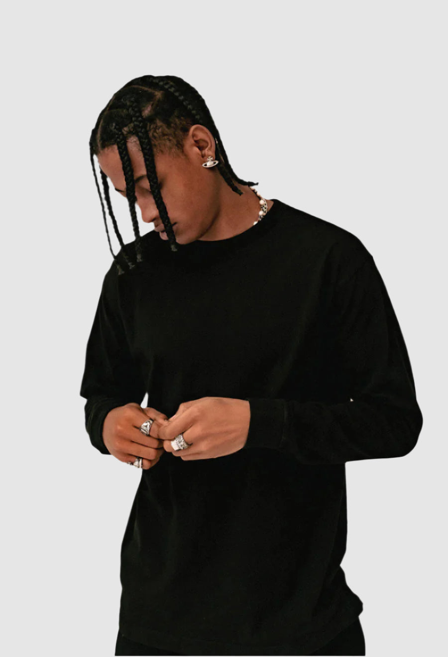 labdip Long Sleeve Vintage Tee Black
