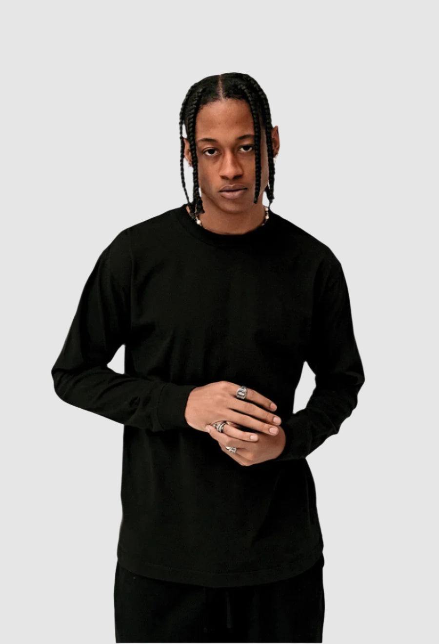 labdip Long Sleeve Vintage Tee Black