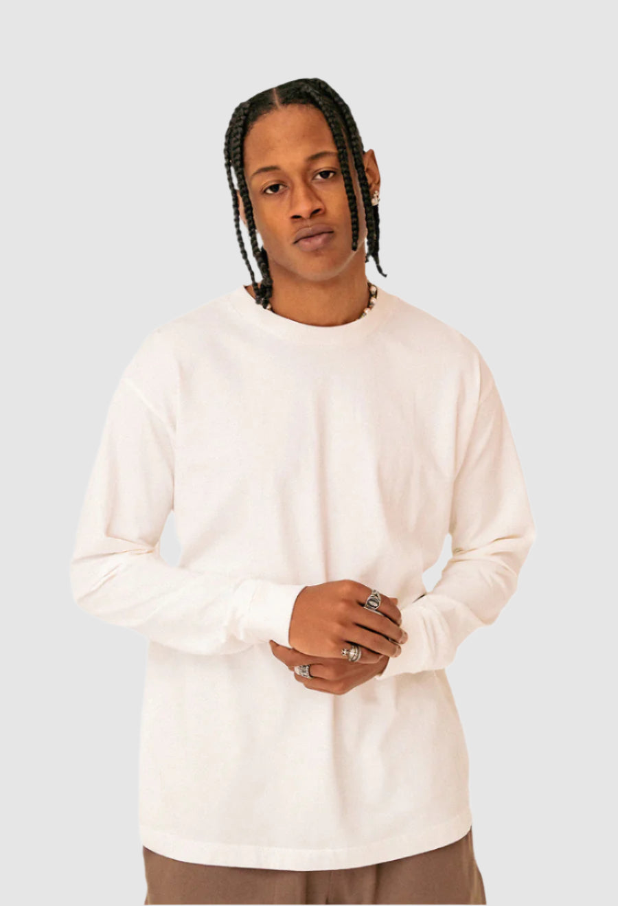 labdip Long Sleeve Vintage Tee Marshmallow