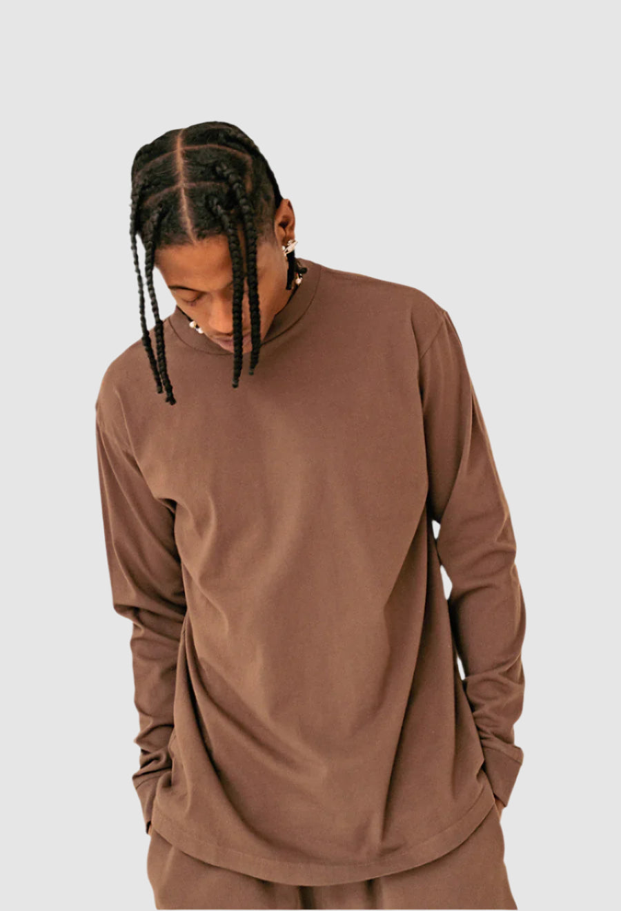 labdip Long Sleeve Vintage Tee Mocha