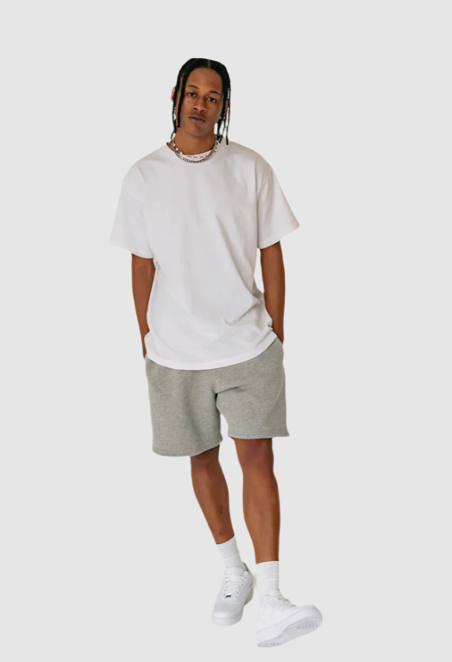 labdip Signature Sweatshort Heather Grey