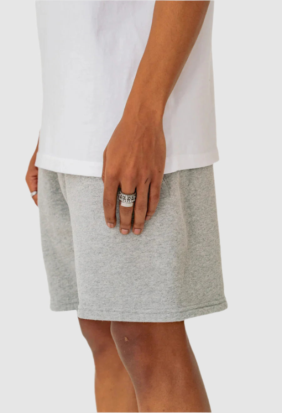 labdip Signature Sweatshort Heather Grey
